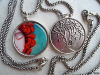 Colgante Plateado Medusa