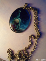 Colgante Bronce Botella