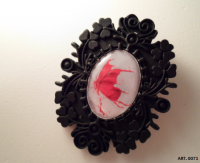 Broche Resina Mariposa
