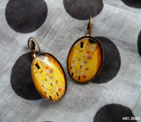 Pendientes Beso Klimt